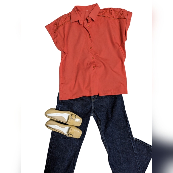 Patent square-toe buckle loafer heels - Picture 7 of 12